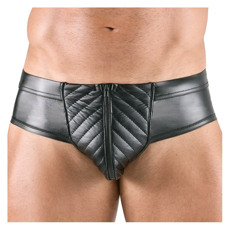Svenjoyment Slip sexy ouvert Maten Noir